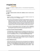 11th Annual General Meeting of Mapletree Commercial Trust to be held on 29 July 2022